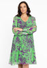 Dress A-line FIERCE - green 