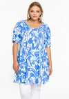 Tunic wide bottom MAJOLICA - light blue