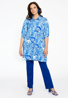 Blouse puff sleeve PORCELAIN - blue - #2