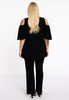 Tunic flare cut out DOLCE - black  - #3