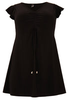 Tunic cap sleeve DOLCE - black - #4