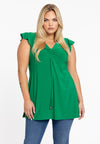Tunic cap sleeve DOLCE - green