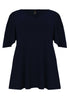 Tunic flare pleated sleeve DOLCE - blue - #4