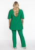 Tunic flare pleated sleeve DOLCE - green  - #3