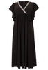 Dress frilled sleeve DOLCE - black  - #4