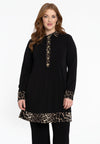Tunic leo collar - black
