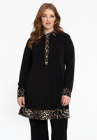 Tunic leo collar - black - #1