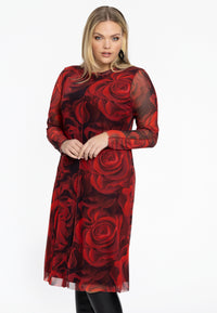 Dress ROSANNA - red - #1