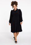 Dress puff sleeve DOLCE - black 