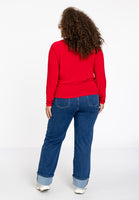 Tunic knotted bottom DOLCE - red - #3