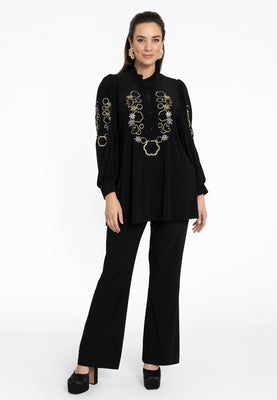 Tunic embroidered DOLCE - black  - #2