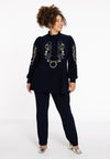 Tunic embroidered DOLCE - blue