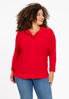 Blouse kimono 7/8 sleeve DOLCE - red  - #1