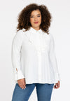 Blouse volant DOLCE - ecru