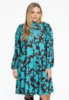 Dress A-line JONES - turquoise - #1