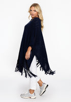 Poncho KNIT - blue - #3