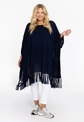 Poncho KNIT - blue - #2