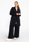 Pantalon coupe ample dolce pinstripe - bleu
