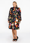 Robe à manches bouffantes campo - Noir