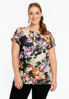 T-shirt sans manches bouquet - mid brown