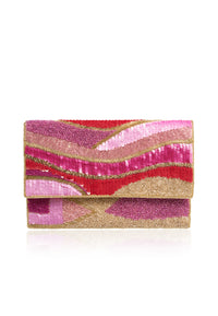 Pochette rose et dorée - #2