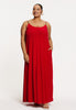 Dress swing long DOLCE - red - #1