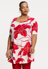 Top A-line LILY - red - #1