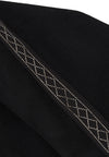 Manteau avec ornements - Noir