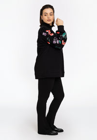 Jacket with embellishments - black - #4