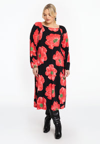 Dress PETALS - red - #1