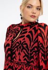 Dress IKAT - red 