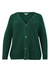 Knitted cardigan - green - #3