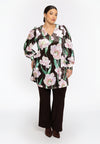 Tunic wide bottom FIORITO - brown - #2