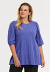 Tunique flare rombo - violet clair