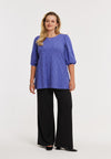 Tunique flare rombo - violet clair