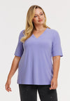 T-shirt a-ligne dolce - violet clair