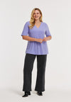 Jeans wide leg 5-pockets studs - Noir