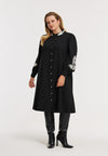 Dress TWILL - black 
