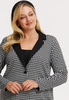 Blazer loose CHECK - black 