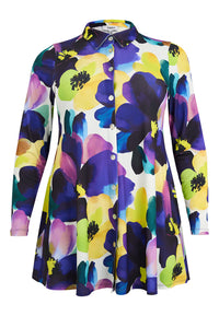 Blouse wide bottom LUSH - purple - #4