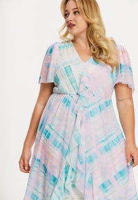Dress frills HIDEAWAY - turquoise - #5