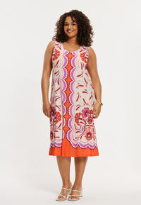 Dress sleeveless FLAMINGO - orange - #6