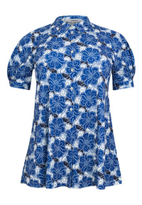 Blouse short PORCELAINE - blue - #3