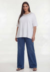 T-shirt glassbeads - Blanc