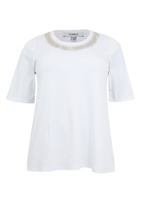 T-shirt GLASSBEADS - white - #5