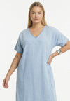 Dress Short INDIGO - light blue