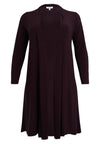 Cardigan long UNI DOLCE - dark purple - #3