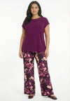 Haut uni dolce - Violet