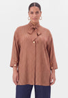 Tunique fishbone - mid brown