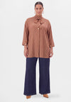 Tunique fishbone - mid brown